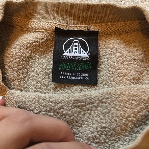 Sanfranpsycho sweatshirt crewneck skull and cactus - Picture 4 of 4